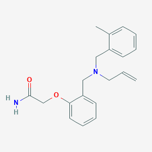 molecular formula C20H24N2O2 B3973240 2-(2-{[allyl(2-methylbenzyl)amino]methyl}phenoxy)acetamide 