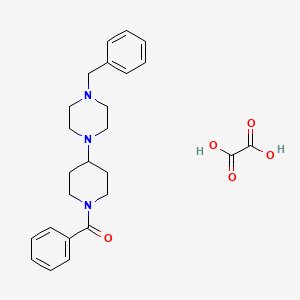 1-(1-benzoyl-4-piperidinyl)-4-benzylpiperazine oxalate