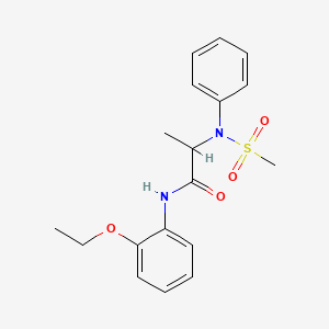 N~1~-(2-ethoxyphenyl)-N~2~-(methylsulfonyl)-N~2~-phenylalaninamide