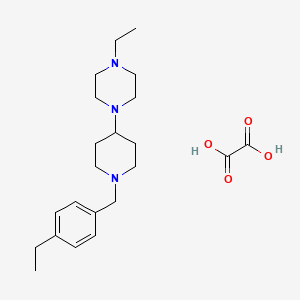 1-ethyl-4-[1-(4-ethylbenzyl)-4-piperidinyl]piperazine oxalate