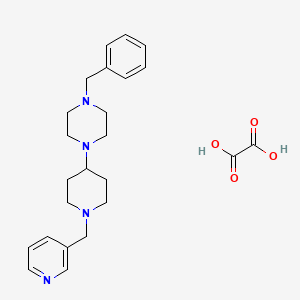 1-benzyl-4-[1-(3-pyridinylmethyl)-4-piperidinyl]piperazine oxalate