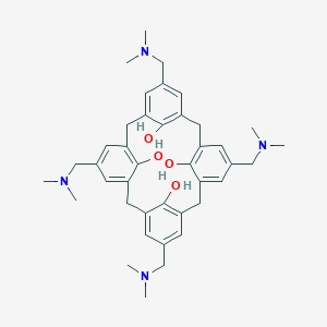 5,11,17,23-Tetrakis[(dimethylamino)methyl]pentacyclo[19.3.1.13,7.19,13.115,19]octacosa-1(24),3,5,7(28),9,11,13(27),15(26),16,18,21(25),22-dodecaene-25,26,27,28-tetrol
