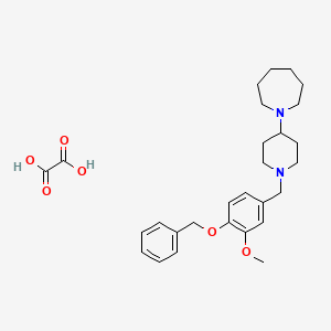 1-{1-[4-(benzyloxy)-3-methoxybenzyl]-4-piperidinyl}azepane oxalate