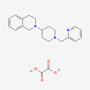 2-[1-(2-pyridinylmethyl)-4-piperidinyl]-1,2,3,4-tetrahydroisoquinoline oxalate