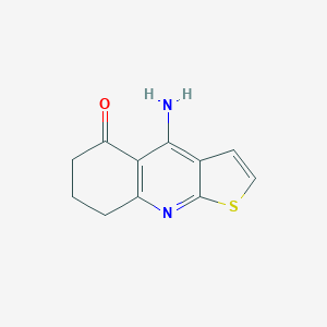 molecular formula C11H10N2OS B039735 4-Amino-7,8-dihydrothieno[2,3-b]quinolin-5(6H)-one CAS No. 116481-90-4