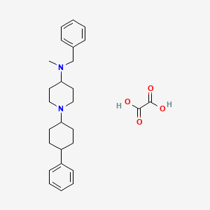 N-benzyl-N-methyl-1-(4-phenylcyclohexyl)-4-piperidinamine oxalate