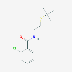 N-[2-(tert-butylthio)ethyl]-2-chlorobenzamide