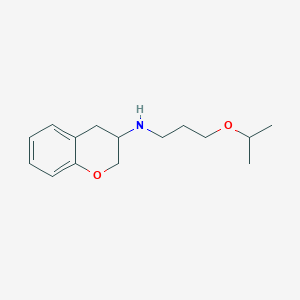 3,4-dihydro-2H-chromen-3-yl(3-isopropoxypropyl)amine