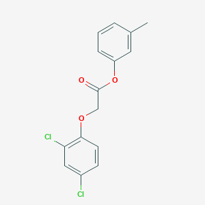 molecular formula C15H12Cl2O3 B397363 3-Methylphenyl (2,4-dichlorophenoxy)acetate CAS No. 6371-53-5