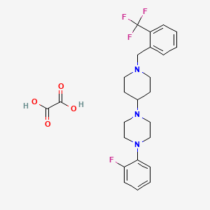 1-(2-fluorophenyl)-4-{1-[2-(trifluoromethyl)benzyl]-4-piperidinyl}piperazine oxalate