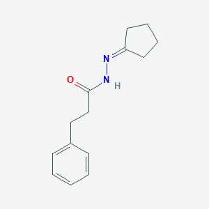 molecular formula C14H18N2O B397365 N'-cyclopentylidene-3-phenylpropanohydrazide 