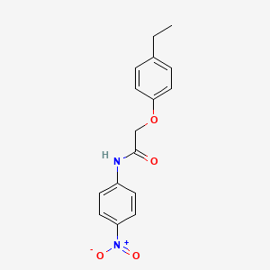 molecular formula C16H16N2O4 B3973782 2-(4-ethylphenoxy)-N-(4-nitrophenyl)acetamide 