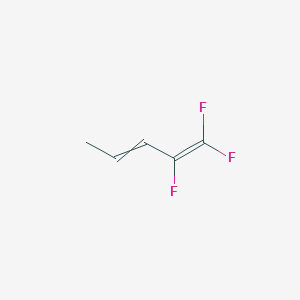 molecular formula C5H5F3 B039738 1,1,2-Trifluoropenta-1,3-diene CAS No. 123812-85-1