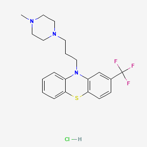 10-[3-(4-methyl-1-piperazinyl)propyl]-2-(trifluoromethyl)-10H-phenothiazine hydrochloride