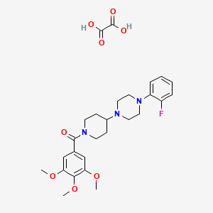 1-(2-fluorophenyl)-4-[1-(3,4,5-trimethoxybenzoyl)-4-piperidinyl]piperazine oxalate