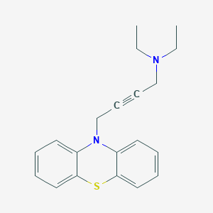 molecular formula C20H22N2S B397386 Diethyl-(4-phenothiazin-10-yl-but-2-ynyl)-amine 
