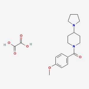 1-(4-methoxybenzoyl)-4-(1-pyrrolidinyl)piperidine oxalate