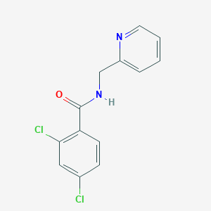 molecular formula C13H10Cl2N2O B397394 2,4-dichloro-N-(pyridin-2-ylmethyl)benzamide 