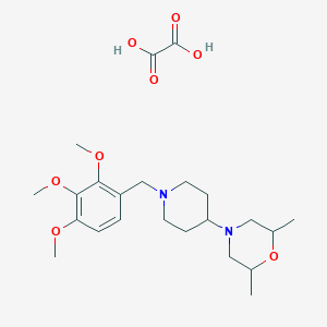 2,6-dimethyl-4-[1-(2,3,4-trimethoxybenzyl)-4-piperidinyl]morpholine oxalate