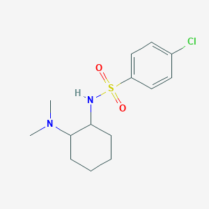 4-chloro-N-[2-(dimethylamino)cyclohexyl]benzenesulfonamide