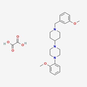 1-[1-(3-methoxybenzyl)-4-piperidinyl]-4-(2-methoxyphenyl)piperazine oxalate