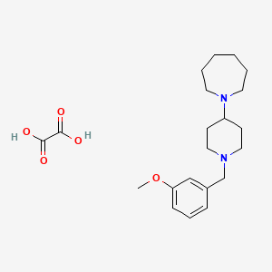 1-[1-(3-methoxybenzyl)-4-piperidinyl]azepane oxalate