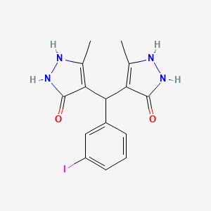 4,4'-[(3-iodophenyl)methylene]bis(3-methyl-1H-pyrazol-5-ol)