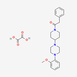 1-(2-methoxyphenyl)-4-[1-(phenylacetyl)-4-piperidinyl]piperazine oxalate