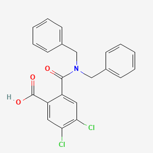 4,5-dichloro-2-[(dibenzylamino)carbonyl]benzoic acid