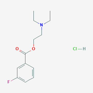 2-(diethylamino)ethyl 3-fluorobenzoate hydrochloride