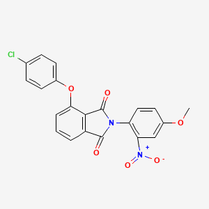 4-(4-chlorophenoxy)-2-(4-methoxy-2-nitrophenyl)-1H-isoindole-1,3(2H)-dione