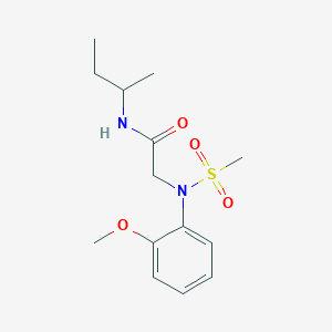 N~1~-(sec-butyl)-N~2~-(2-methoxyphenyl)-N~2~-(methylsulfonyl)glycinamide