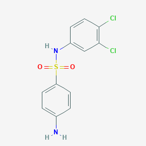 molecular formula C12H10Cl2N2O2S B397444 4-Amino-N-(3,4-dichlorophenyl)benzenesulfonamide CAS No. 34392-63-7