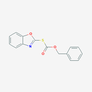 molecular formula C15H11NO3S B397445 S-(1,3-benzoxazol-2-yl) O-benzyl thiocarbonate 
