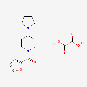 1-(2-furoyl)-4-(1-pyrrolidinyl)piperidine oxalate