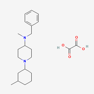 N-benzyl-N-methyl-1-(3-methylcyclohexyl)-4-piperidinamine oxalate