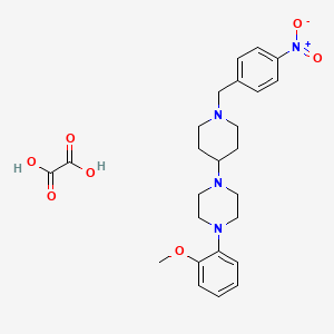 1-(2-methoxyphenyl)-4-[1-(4-nitrobenzyl)-4-piperidinyl]piperazine oxalate