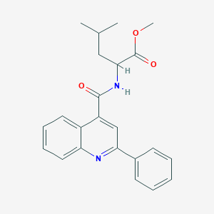 methyl N-[(2-phenyl-4-quinolinyl)carbonyl]leucinate