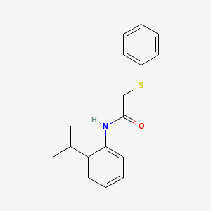 N-(2-isopropylphenyl)-2-(phenylthio)acetamide