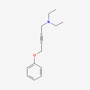 molecular formula C14H19NO B3974702 N,N-diethyl-4-phenoxy-2-butyn-1-amine 