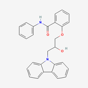 2-[3-(9H-carbazol-9-yl)-2-hydroxypropoxy]-N-phenylbenzamide