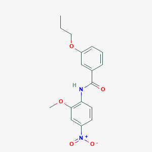 N-(2-methoxy-4-nitrophenyl)-3-propoxybenzamide