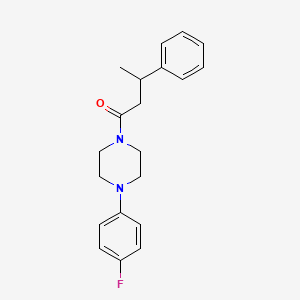 1-(4-fluorophenyl)-4-(3-phenylbutanoyl)piperazine