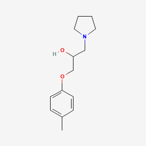 1-(4-methylphenoxy)-3-(1-pyrrolidinyl)-2-propanol