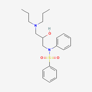 N-[3-(dipropylamino)-2-hydroxypropyl]-N-phenylbenzenesulfonamide