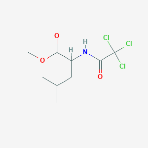 methyl N-(trichloroacetyl)leucinate