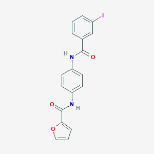 N-{4-[(3-iodobenzoyl)amino]phenyl}-2-furamide