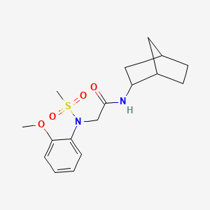 N~1~-bicyclo[2.2.1]hept-2-yl-N~2~-(2-methoxyphenyl)-N~2~-(methylsulfonyl)glycinamide