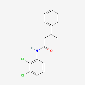 molecular formula C16H15Cl2NO B3975008 N-(2,3-dichlorophenyl)-3-phenylbutanamide 