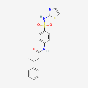 3-phenyl-N-{4-[(1,3-thiazol-2-ylamino)sulfonyl]phenyl}butanamide